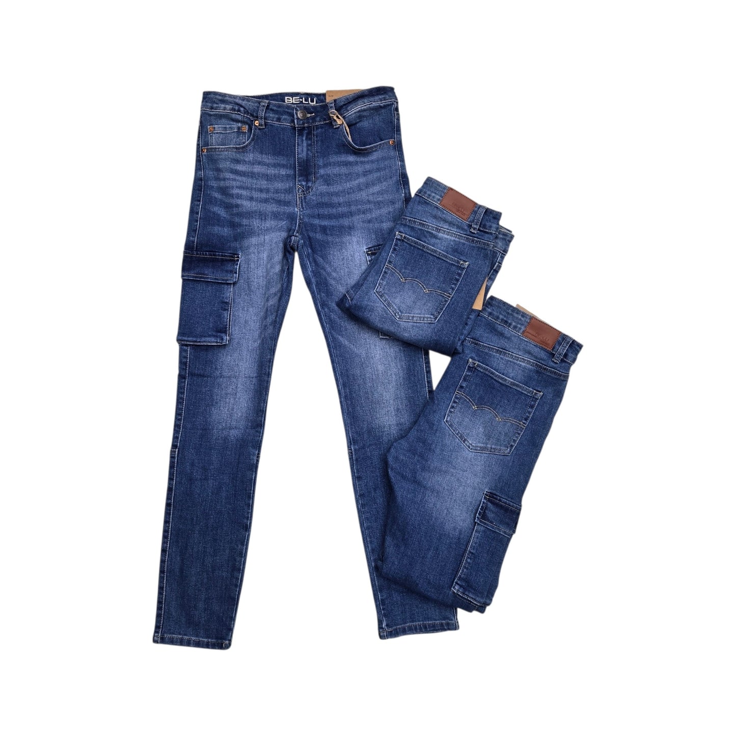 Pantalon de Caballero Cargo Slim